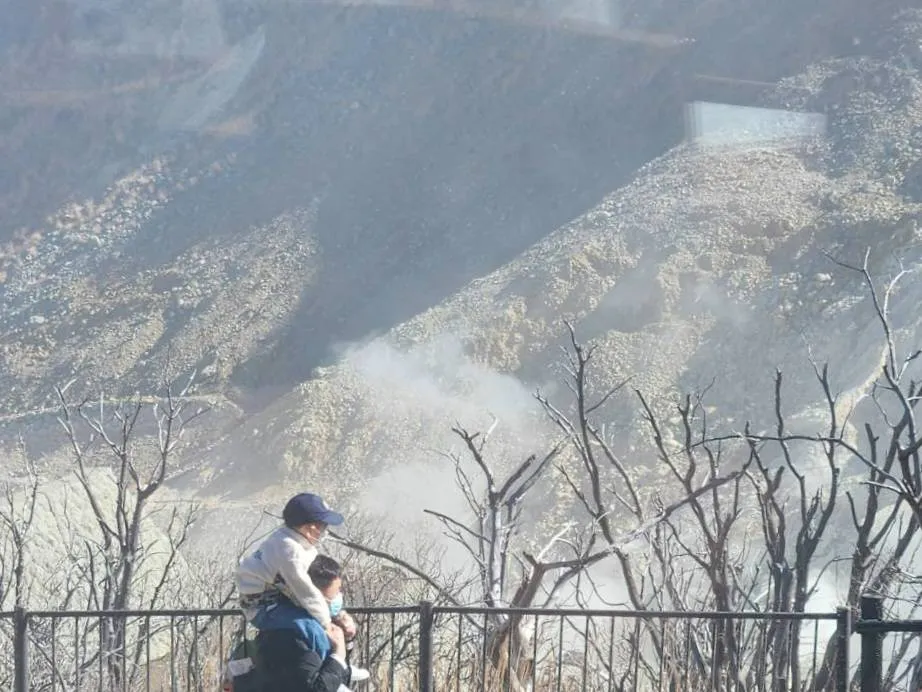 日本箱根景點大涌谷