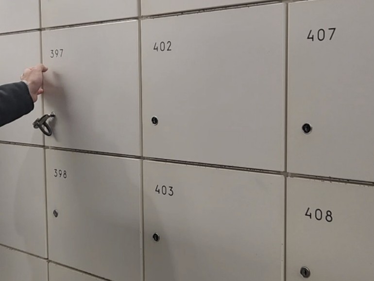 日本東京澀谷SHIBUYA SKY免費置物櫃