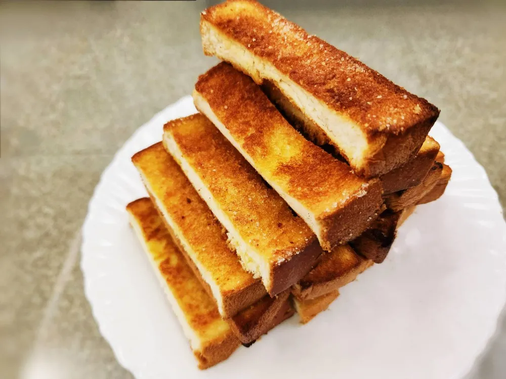 奶油酥條作法超簡單！用氣炸鍋烤箱自己做古早味零食