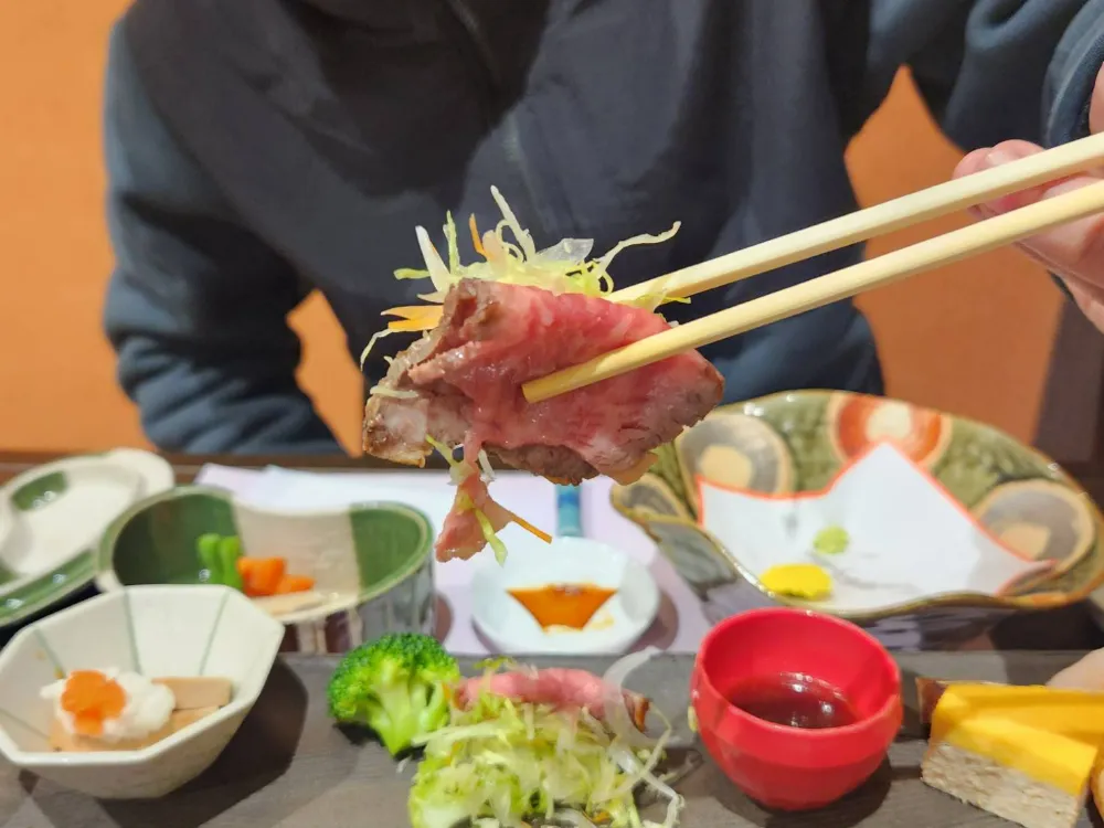 日本箱根住宿推薦山景酒店牛肉